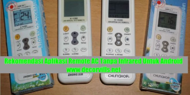 Aplikasi Remote AC Tanpa Infrared Untuk Android