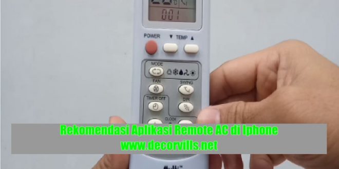 Rekomendasi Aplikasi Remote AC di Iphone