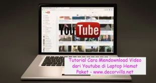 Cara Mendownload Video Dari Youtube di Laptop