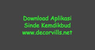 Download Aplikasi Sinde Kemdikbud